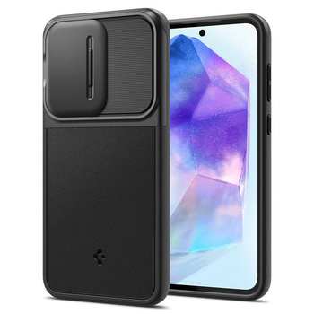 Spigen Optik Armor - Case for Samsung Galaxy A55 5G (Black)