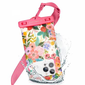 Rifle Paper Waterproof Floating Pouch - Etui wodoodporne do smartfonów do 6.7" (Garden Party Blush)