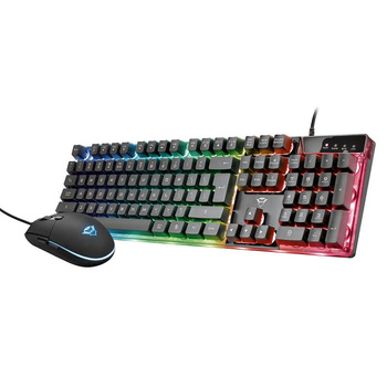 Trust GXT 838 AZOR - LED Tastatur und Maus Gaming-Set