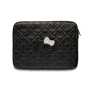 Hello Kitty Zip PU Quilted Bows Sleeve - 13" / 14" Notebook-Tasche (schwarz)