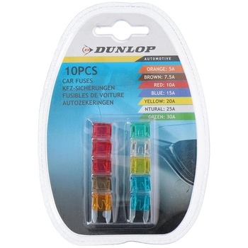 Dunlop - Fusibles de voiture 10 pcs.