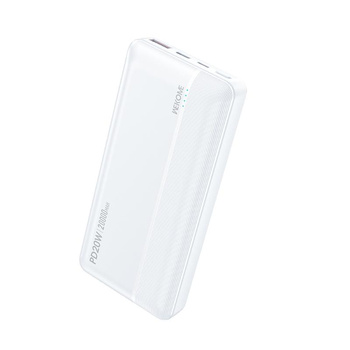 WEKOME WP-04 Pop Digital Series - Power banka 20000 mAh s rychlým nabíjením USB-C PD 20W + USB-A QC3.0 18W (bílá)