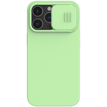 Nillkin CamShield Silky Magnetic - Apple iPhone 13 Pro Case with Camera Cover (Mint Green)