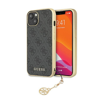 Guess 4G Charms Kollektion - iPhone 14 Tasche (grau)