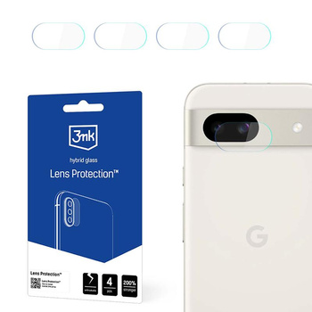 3mk Objektivschutz - Google Pixel 8A Kamera Objektivglas (4 Sets)