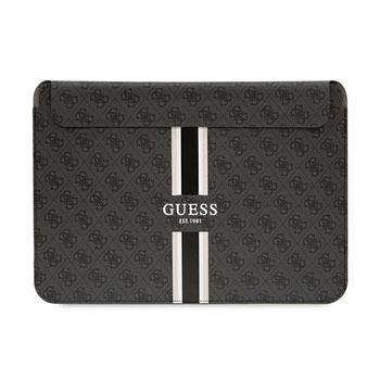 Guess 4G Printed Stripes Computer Sleeve - 14" Notebook Case (Black)