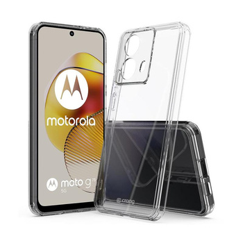 Crong Crystal Shield Cover - Etui Motorola Moto G73 (Transparent)