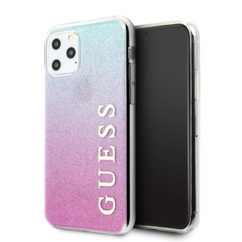 Guess Glitter Gradient - iPhone 11 Pro Case (Pink/Blue)