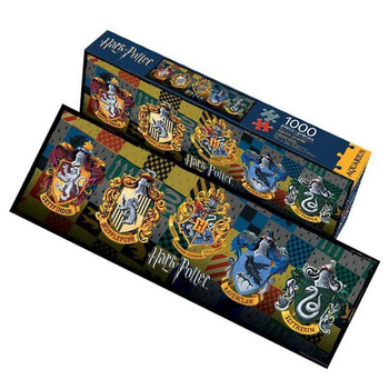 Harry Potter - Puzzles 1000 éléments dans une boîte décorative (Maisons de Poudlard)