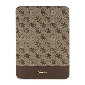 Guess 4G Stripe Allover - iPad 10.9" Case (2022) (Brown)