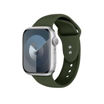 Crong Liquid - Szíj Apple Watch-hoz 38/40/41/42 mm (zöld)