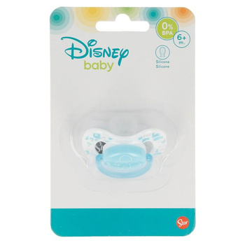 Mickey Mouse - Silicone pacifier 6 m+ (blue)