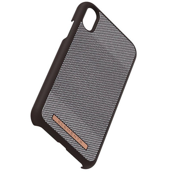 Nordic Elements Saeson Idun - Coque en matériau pour iPhone XR (Dark Brown Pattern 1)