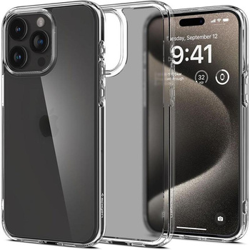 Spigen Ultra Hybrid - Gehäuse für iPhone 15 Pro (Frost Clear)