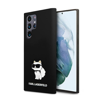 Karl Lagerfeld Silicone Choupette - Samsung Galaxy S24 Ultra Case (black)