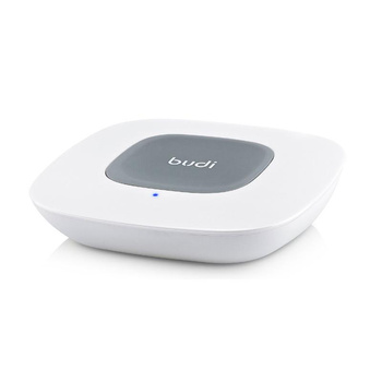 Budi - Chargeur sans fil Qi et + ports USB (Blanc)