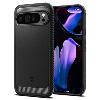 Spigen Rugged Armor - pouzdro pro Google Pixel 9 Pro XL (matně černé)