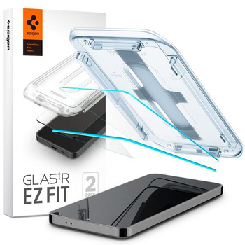 Spigen GLAS.TR EZ FIT 2er-Pack - gehärtetes Glas für Samsung Galaxy S24 (2 Stück)