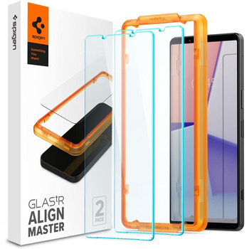 Spigen Glas.TR EZ Fit - Szkło hartowane do Sony Xperia 1 V 2 sztuki