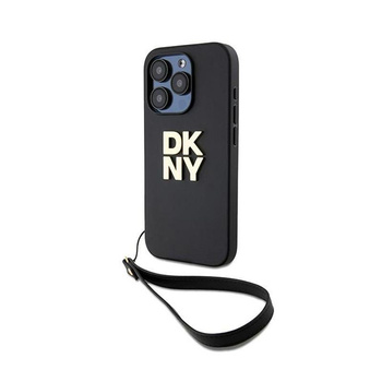 DKNY Wrist Strap Stock Logo - Coque iPhone 15 Pro (noir)