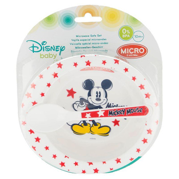 Mickey Mouse - Microwave set (bowl + spoon)