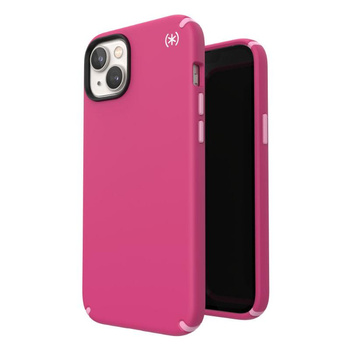 Speck Presidio2 Pro - Antibacterial iPhone 14 Plus Case (Digitalpink / Blossompink / White)