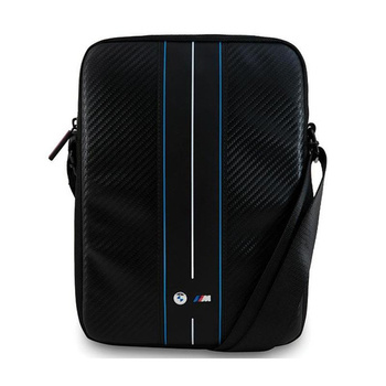 BMW Carbon Blue Stripes - Sacoche pour tablette 8" (noir)