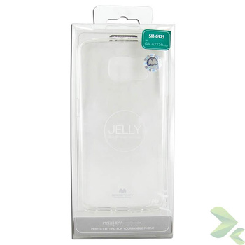 Mercury Transparent Jelly - pouzdro pro Samsung Galaxy S6 Edge (průhledné)