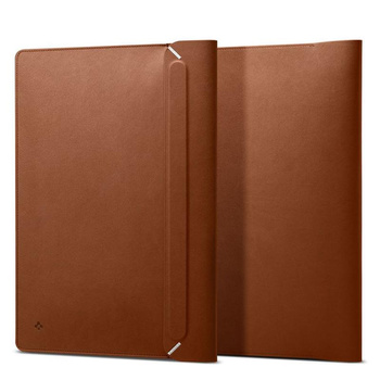 Spigen Valentinus Sleeve Laptop - pouzdro na 13" / 14" notebook (Classic Brown)