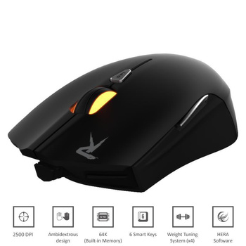 Gamdias Ourea Optical - Souris optique (2500 DPI)