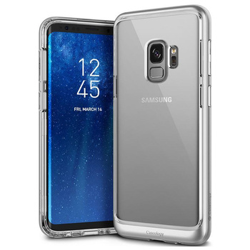 Caseology Skyfall Case - Samsung Galaxy S9 Case (Silver)