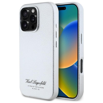 Karl Lagerfeld Hotel RSG - iPhone 16 Pro Tasche (grau)