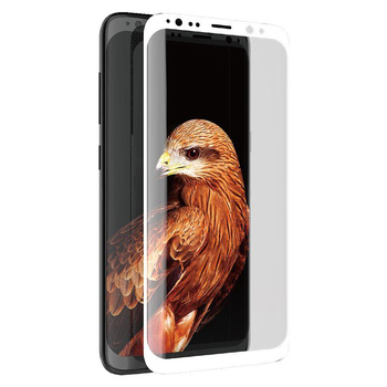 X-Doria Armour 3D Glass - 9H védőüveg Samsung Galaxy S8 készülékhez (fehér keret)