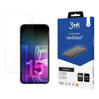 3mk HardGlass - Edzett üveg iPhone 15 készülékhez