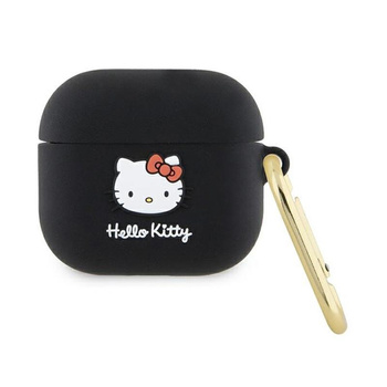 Hello Kitty Silicone 3D Kitty Head - AirPods 3 Hülle (schwarz)