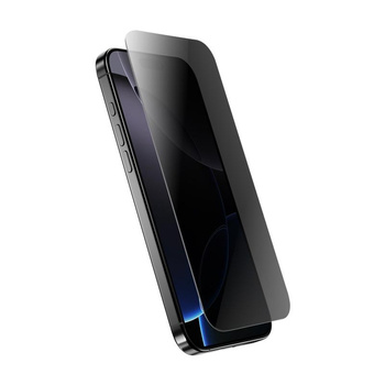 Crong Privacy 3D Armour Glass - Hartowane szkło prywatyzujące iPhone 16 Pro