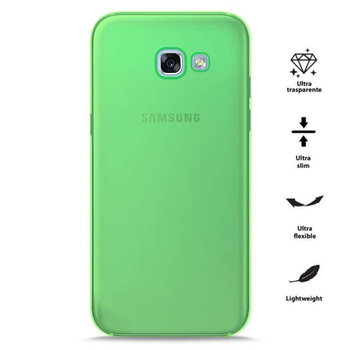 PURO 0.3 Nude - Pouzdro pro Samsung Galaxy A3 (2017) (fluo zelená)