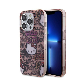 Hello Kitty IML Tags Graffiti - iPhone 14 Pro Tasche (rosa)