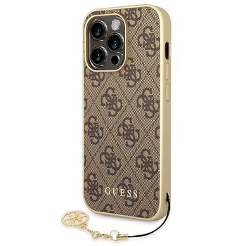 Guess 4G Charms Kollektion - iPhone 14 Pro Max Tasche (braun)