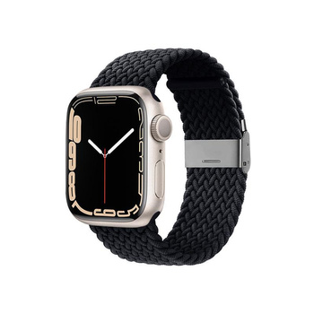 Crong Wave Band - Geflochtenes Armband für Apple Watch 38/40/41/42 mm (graphit)