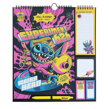 Disney Stitch - Calendrier mural / Agenda 2024/2025