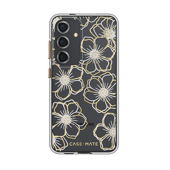 Case-Mate Floral Gems - Gehäuse für Samsung Galaxy S24 (Gold)