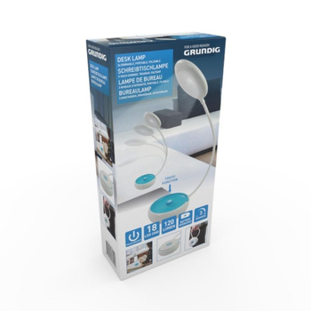 Grundig - Lampe de bureau LED pliable 15cm (bleu)