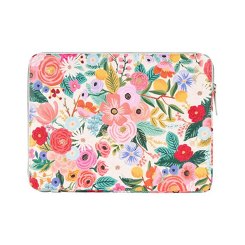 Rifle Paper Laptop Sleeve - obal na MacBook Pro 14" / Laptop 14,2" (Garden Party Blush)