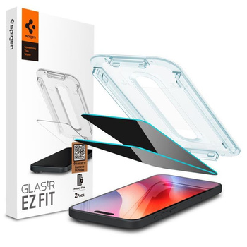 SPIGEN GLAS SKLO PRO OCHRANU SOUKROMÍ.TR "EZ FIT" 2 BALENÍ IPHONE 16 PRO MAX PRIVACY