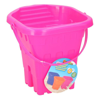 Eddy toys - Seau à sable Château 20cm (Rose)