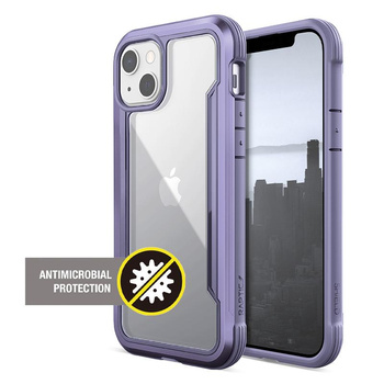 X-Doria Raptic Shield Pro - iPhone 13 tok (antibakteriális) (lila)