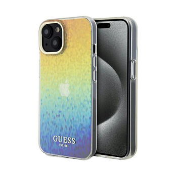 Guess IML Faceted Mirror Disco Iridescent - pouzdro pro iPhone 14 (duhové)