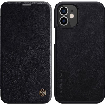 Nillkin Qin Leather Case - Case for Apple iPhone 12 Mini (Black)