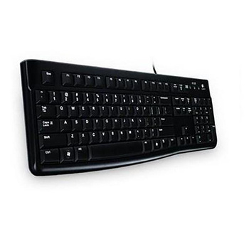 Logitech K120 - Drátová klávesnice (černá)